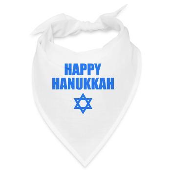 happy hanukkah - Bandana - Weiß - Vorne