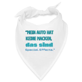 "spezial effekte" - Bandana - Weiß - Vorne