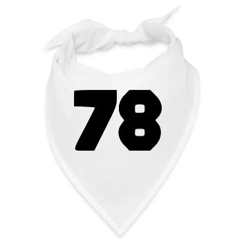 78 - Bandana - Weiß - Vorne