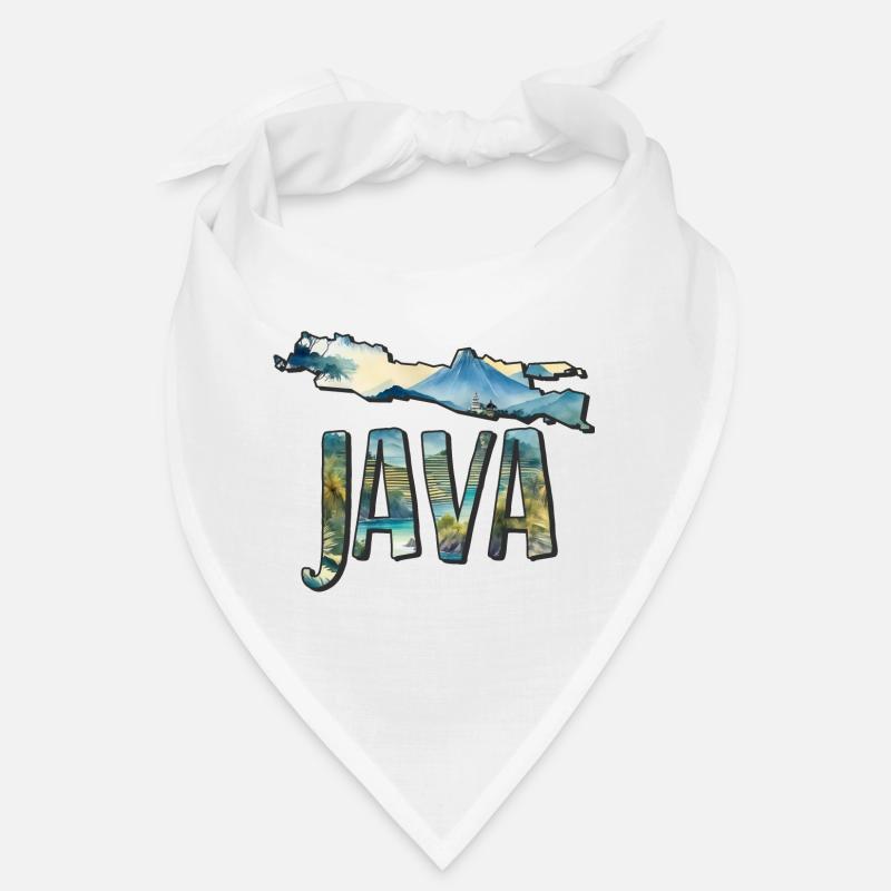 Carte aquarelle Java Bandana