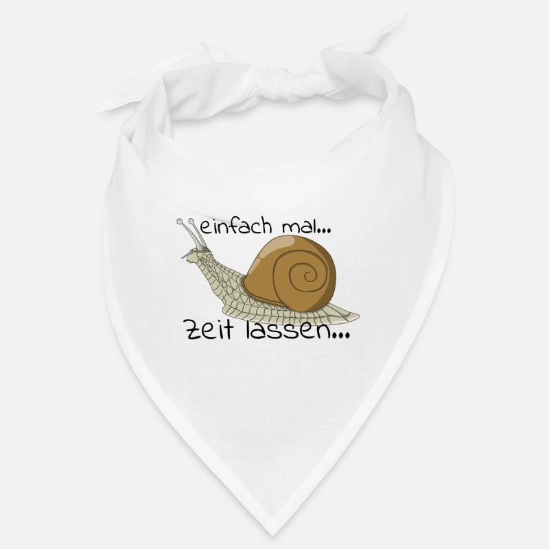 Schnecke "einfach mal Zeit lassen..." Bandana