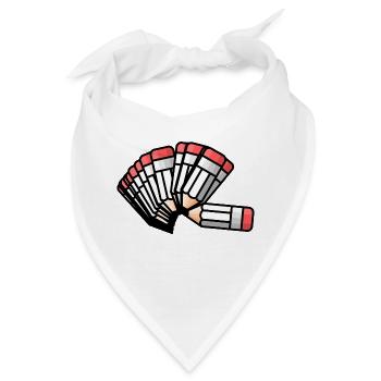 stifte - Bandana - Weiß - Vorne
