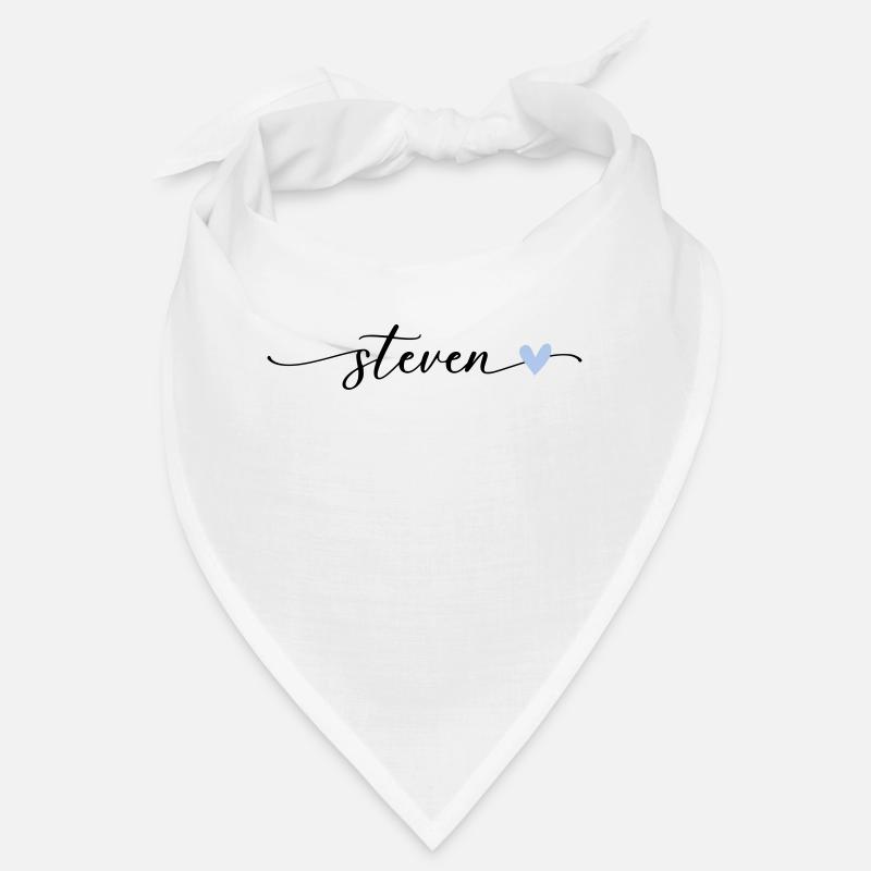 Steven Name Calligraphy Font Bandana