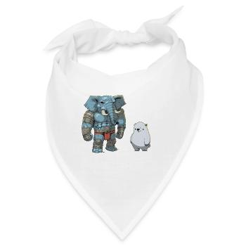 Dreamteam (Englisch) - Bandana - Weiß - Vorne