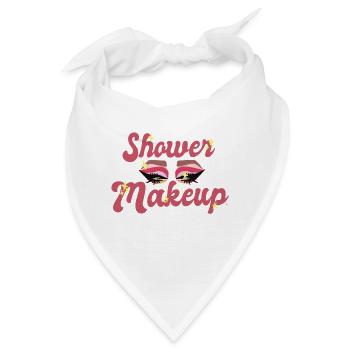 Dusch-Make-up - Bandana - Weiß - Vorne
