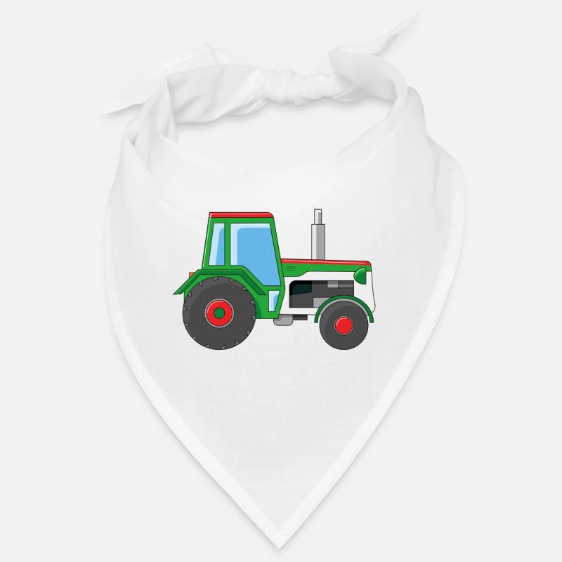 Tracteur vert Bandana