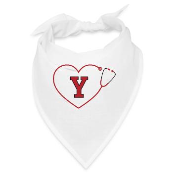 Brief und Stethoskop - Bandana - Weiß - Vorne