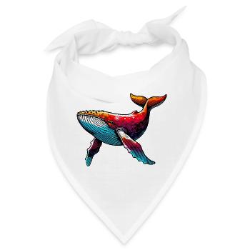 Wal - Bandana - Weiß - Vorne