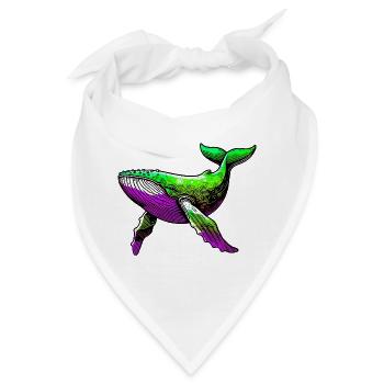 Wal - Bandana - Weiß - Vorne