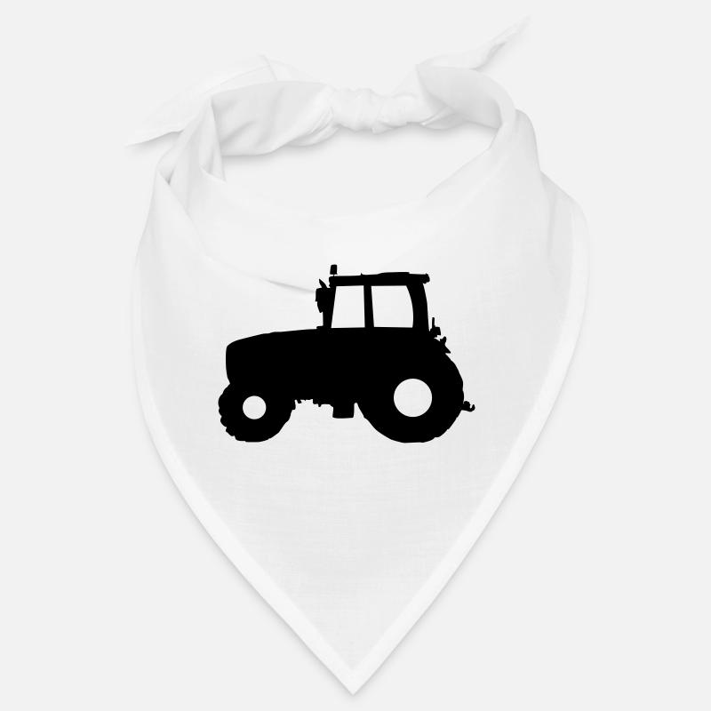 Traktor Trecker - Bandana - Weiß