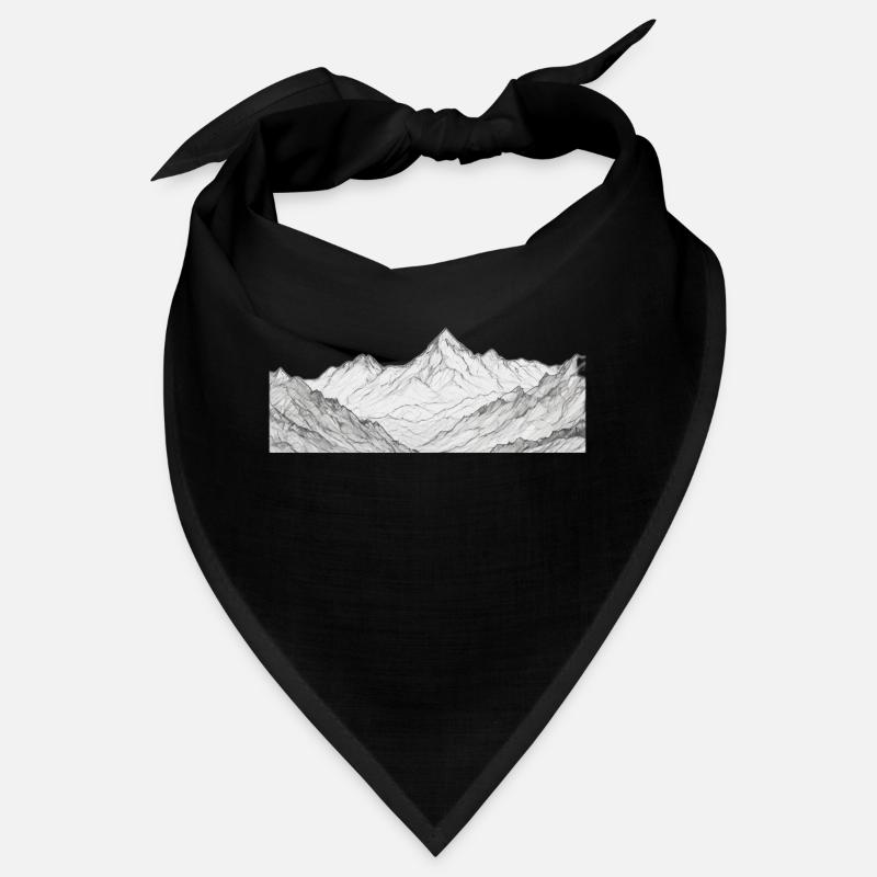 Berg Bergpanorama Alpen Bandana