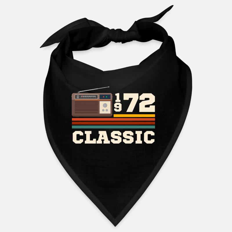 Anniversaire 1972 retro classic Bandana