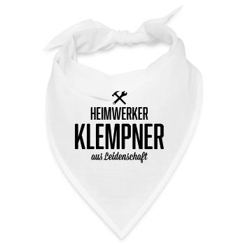 Heimwerker Klempner - Bandana - Weiß - Vorne