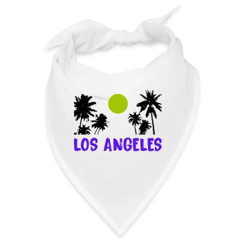 los angeles - Bandana - Weiß - Vorne