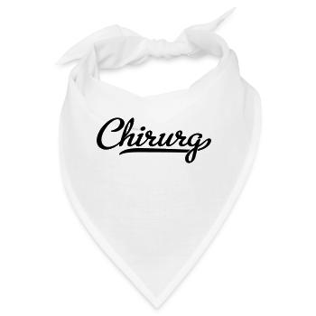 Chirurg - Bandana - Weiß - Vorne