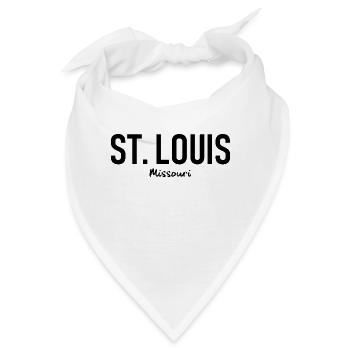 St. Louis - Missouri USA United States of America - Bandana - Weiß - Vorne