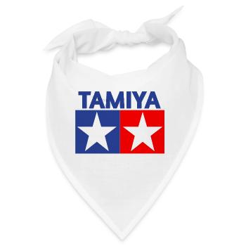 Tamiya Logo - Bandana - Weiß - Vorne