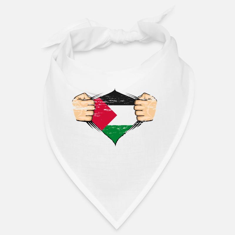 Palestine Flag Design used Bandana
