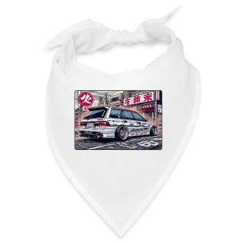 JDM Stationwagon - Bandana - Weiß - Vorne