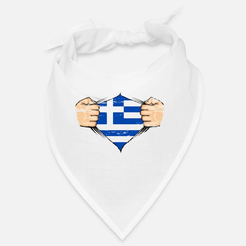 Drapeau de la Grèce utilisé Bandana