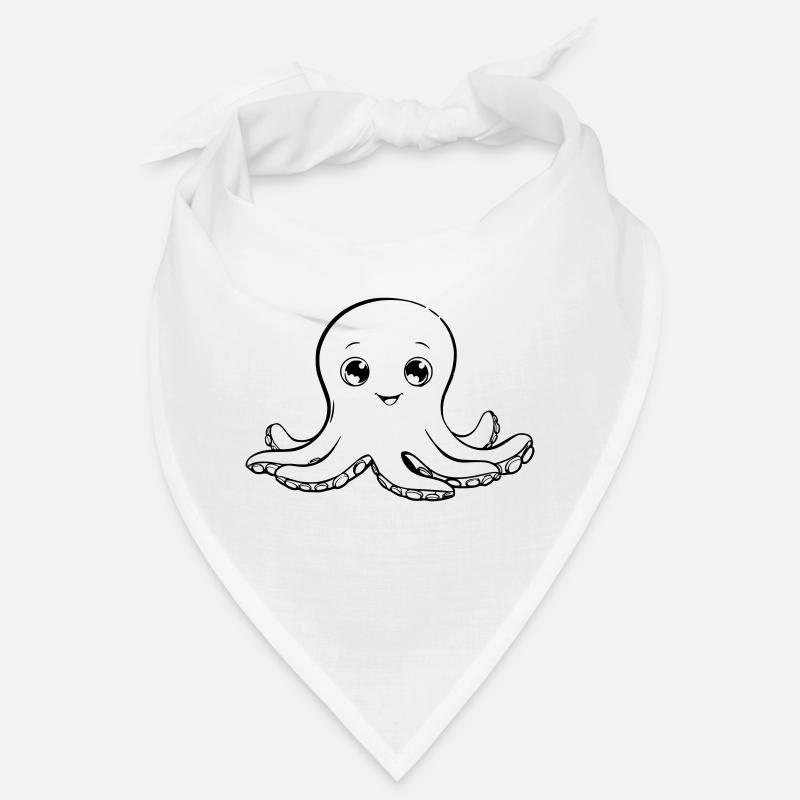Cute okotpus as vector illustration Bandana