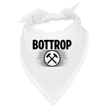 Bottrop Bergbau - Bandana - Weiß - Vorne