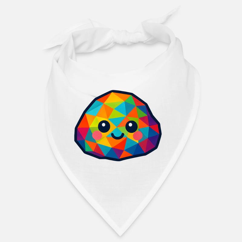 WPAP Polygon Kawaii Style Baby Rocks Bandana