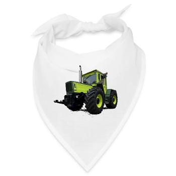 Grüner Gigant der Felder - Bandana - Weiß - Vorne