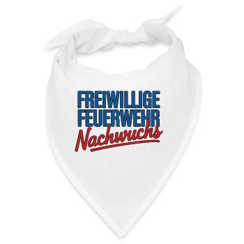 Feuerwehr Nachwuchs – Kleine Helden - Bandana - Weiß - Vorne