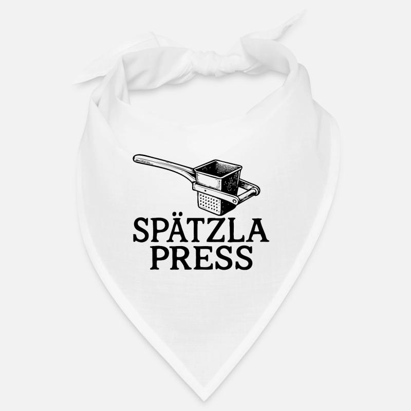 Spätzla Press | Typisch Schwäbisch - Bandana - Weiß