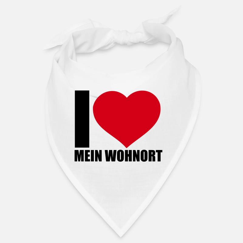 Liebe Wohnort Bandana