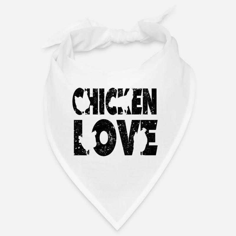 Chicken Love Graffiti Design Bandana