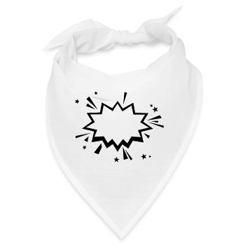 Comic Knall - Bandana - Weiß - Vorne