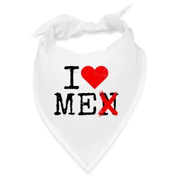 I Love Me Men Ich Liebe Mich Selbstliebe Frauen - Bandana - Weiß - Vorne