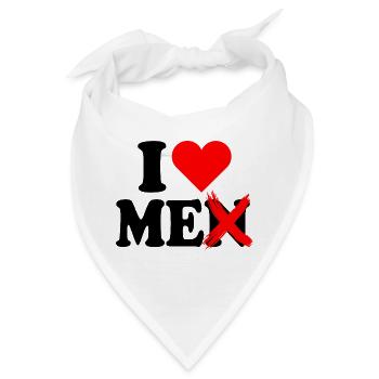 I Love Me Men Ich Liebe Mich Selbstliebe Frauen - Bandana - Weiß - Vorne