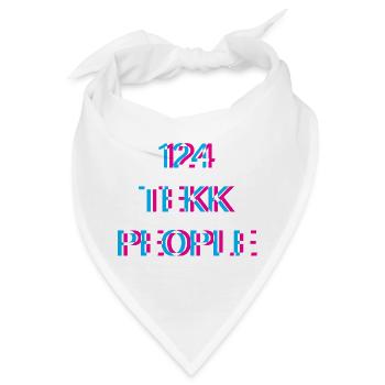 Hardtekk Tekk - Bandana - Weiß - Vorne