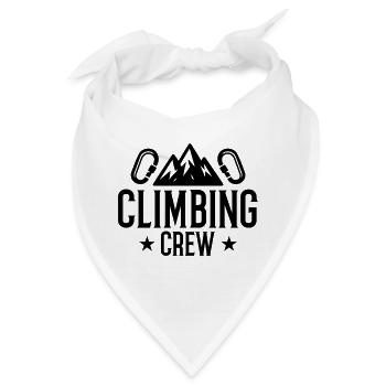 Climbing Crew Berge Karabiner - Bandana - Weiß - Vorne