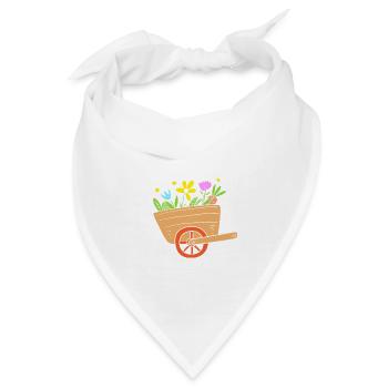 Kompost Würmer Geschenk - Bandana - Weiß - Vorne
