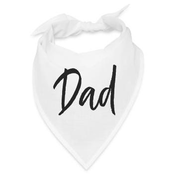 Dad  - Bandana - Weiß - Vorne