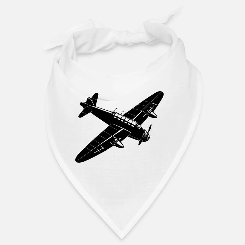 Altes Flugzeug Bandana