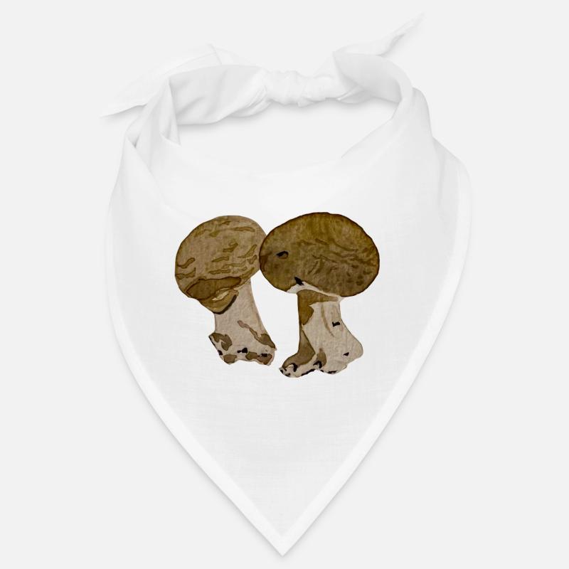 Champignons à l' aquarelle  Bandana