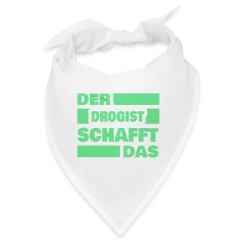 Beruf Drogist - Bandana - Weiß - Vorne