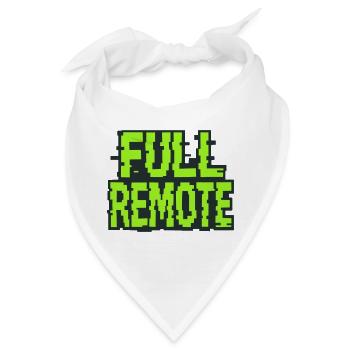 Vollständig remote: 100% Remote-Experte - Bandana - Weiß - Vorne