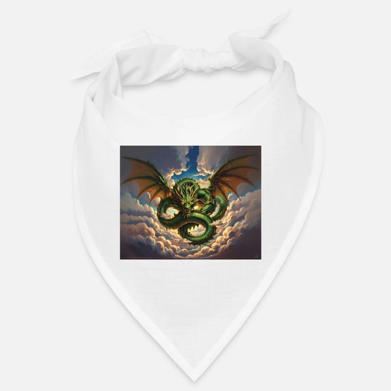 Dragon Storm over Clouds Bandana