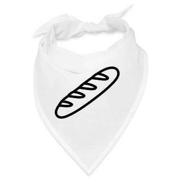 Zauberstab - Bandana - Weiß - Vorne