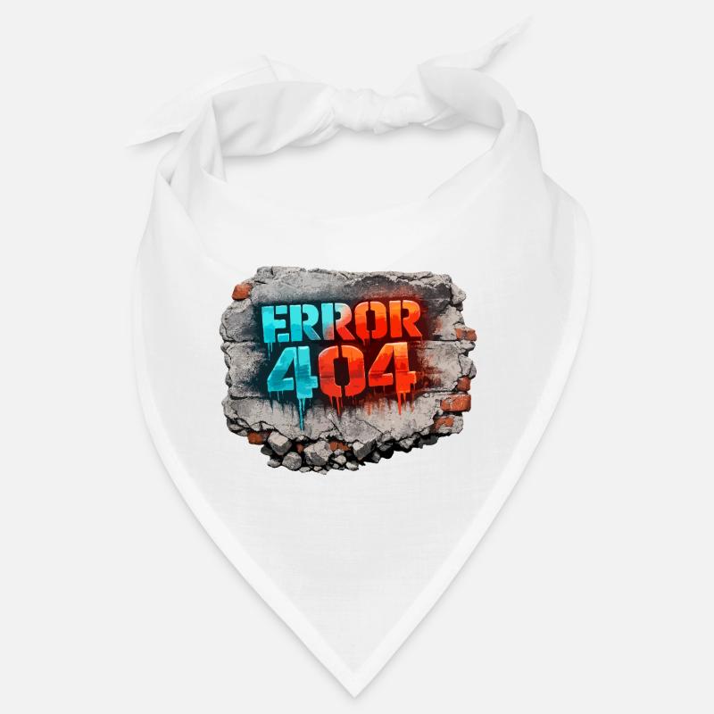 Error 404 Street Art Bandana