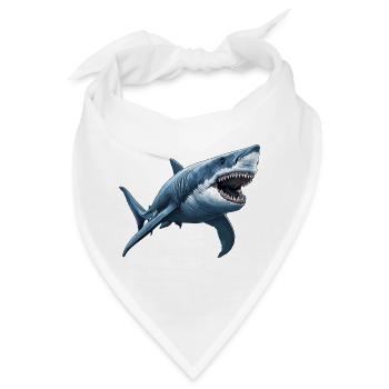 Weißer Haie Weißer Hai - Bandana - Weiß - Vorne