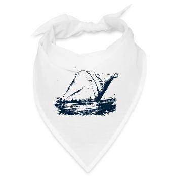 Surfen Boje Nordsee Küste - Bandana - Weiß - Vorne