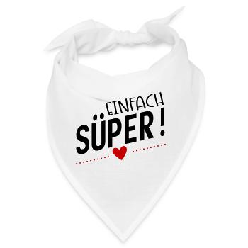 Süper Türkisch - Bandana - Weiß - Vorne