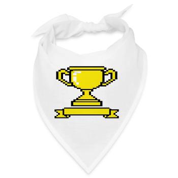 Pokal - Bandana - Weiß - Vorne